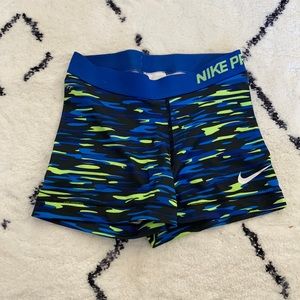 Nike Pro Patterned Shorts